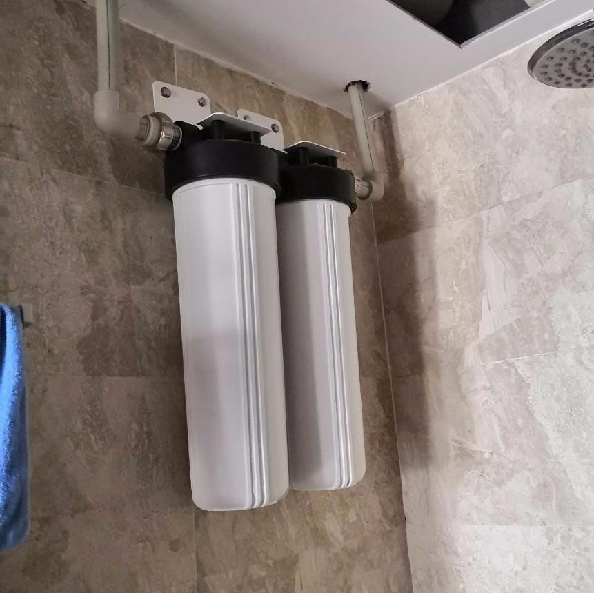 Bộ lọc tổng 2 cấp 20 inch Béo Nano Geyser - LT20