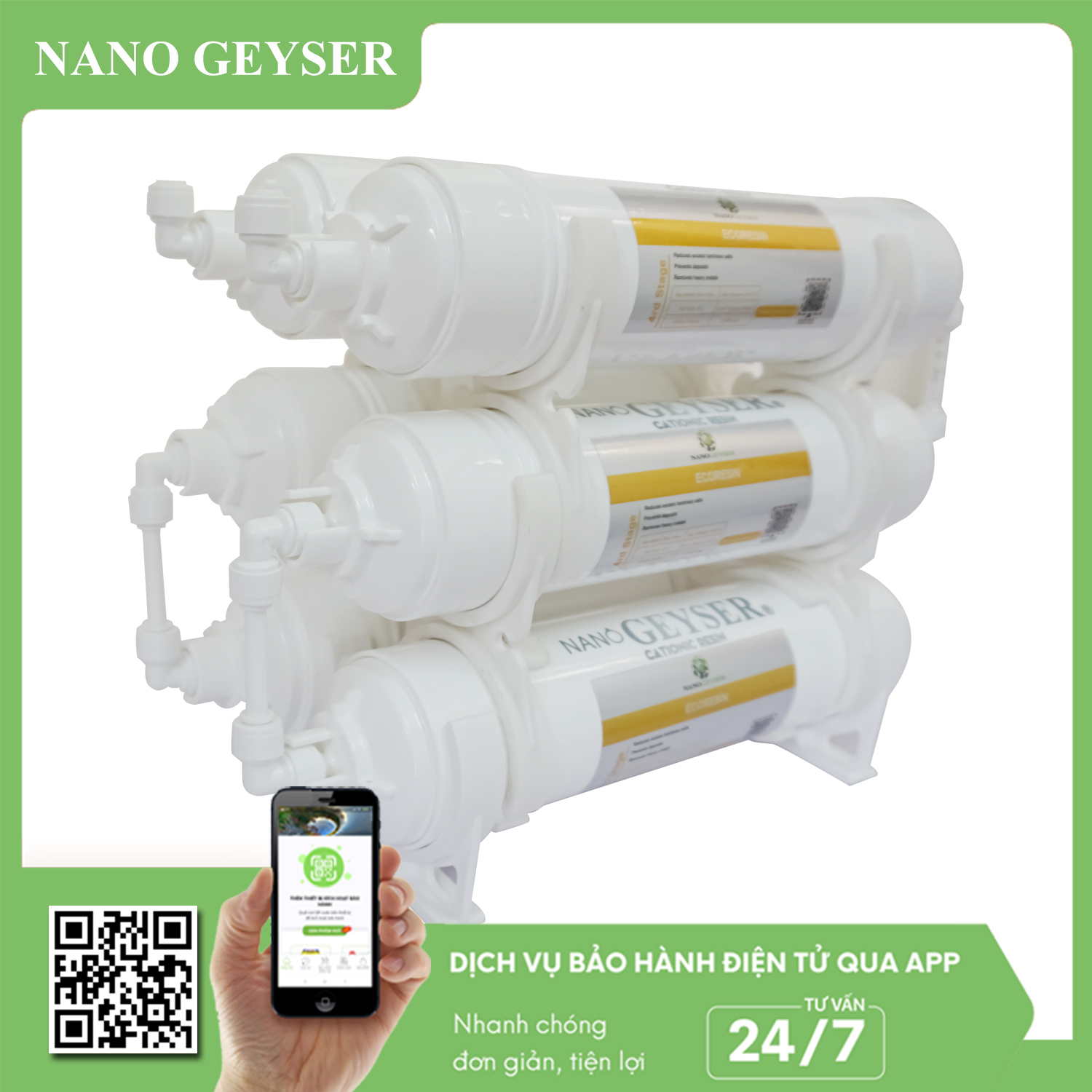 Bộ tiền xử lý nước cứng 6 tầng lọc - CMAX SIXFIL bổ sung cho tiền lọc