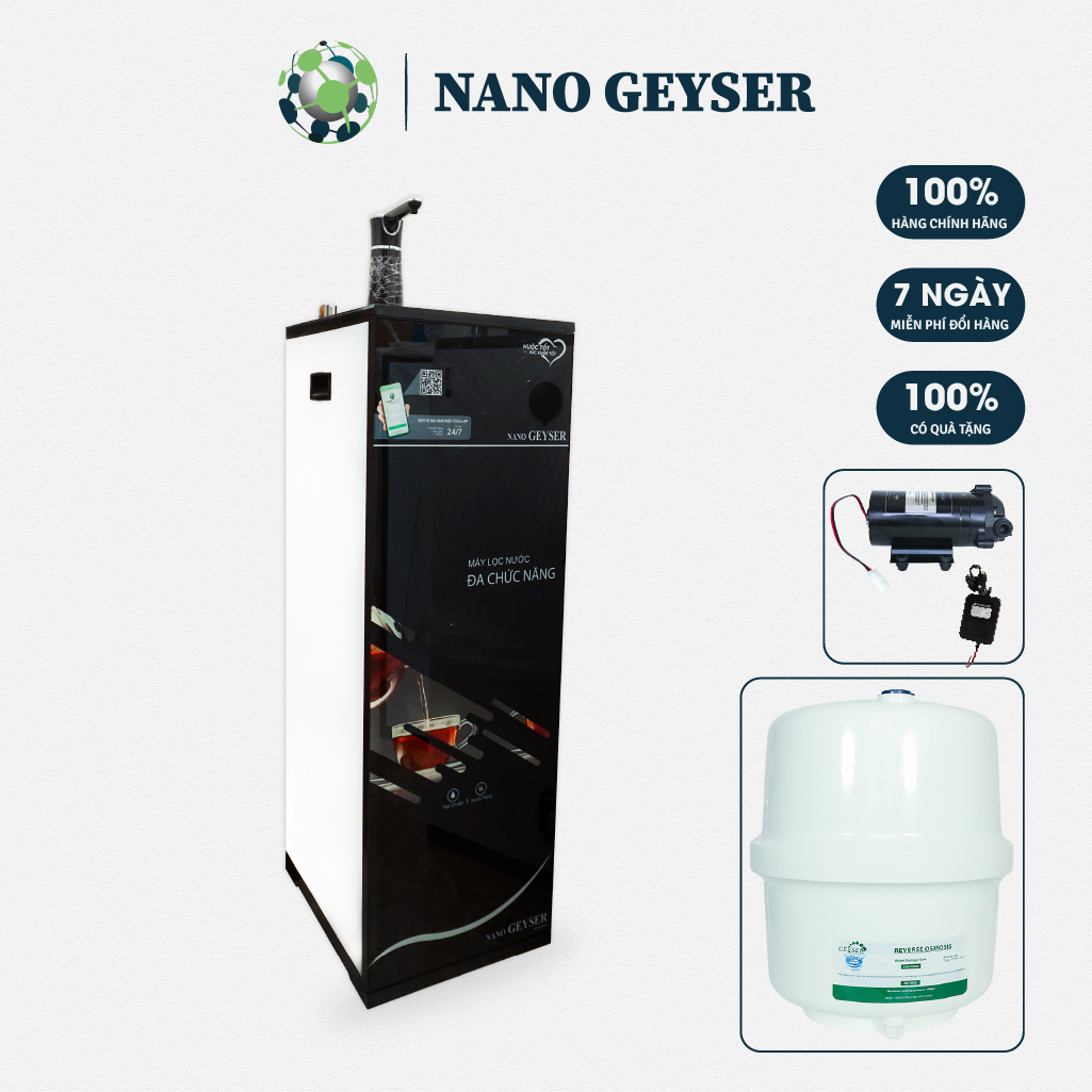 Máy lọc nước Nano Geyser GB20 hai chế độ nóng nguội
