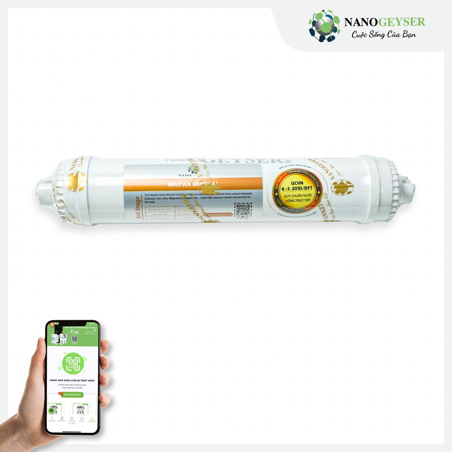 Lõi Maifan Mineral Nano Geyser