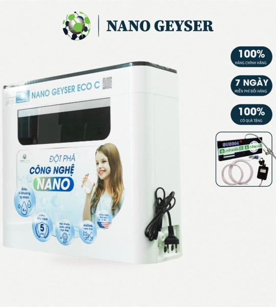 Máy lọc nước Nano Geyser Eco C 9 cấp lọc công nghệ RO uống nước trực tiếp